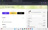 Evinature coupon verification screenshot