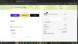 Evinature coupon verification screenshot