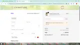 Evinature coupon verification screenshot