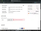 Evo Hair coupon verification screenshot