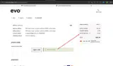 Evo Hair coupon verification screenshot