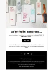 Evo Hair coupon verification screenshot