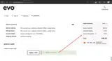 Evo Hair coupon verification screenshot