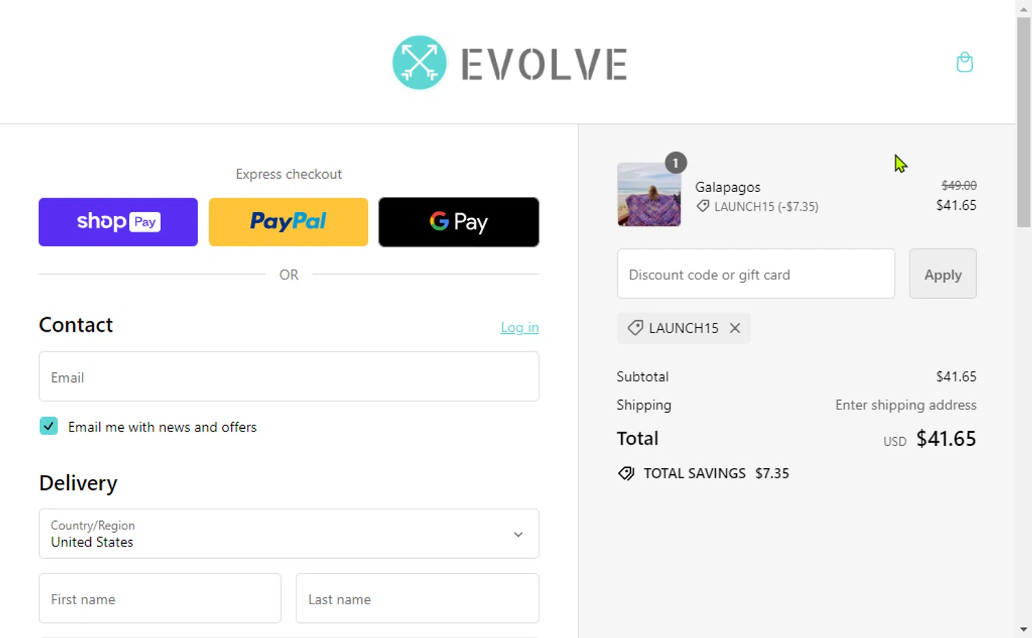 evolve travel coupon code