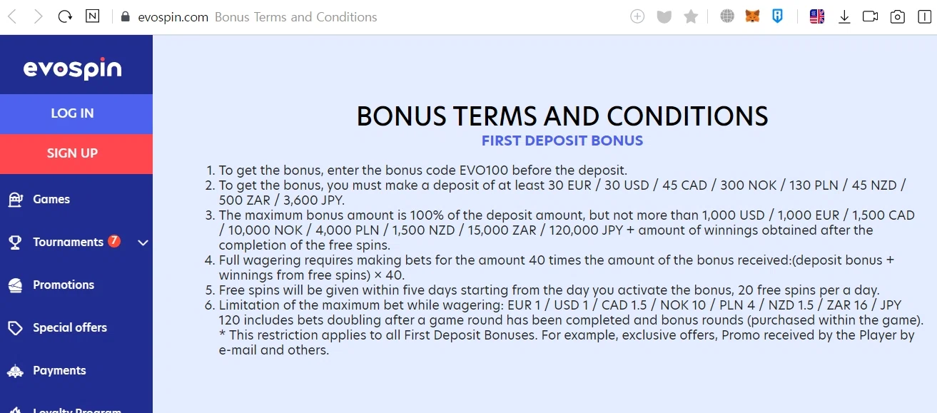 Evospin checkout page showing Evospin promo code box | Screenshot taken by SimplyCodes community member on Sep 7, 2022