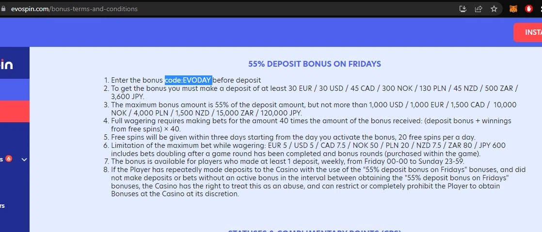 Evospin checkout page showing Evospin promo code box | Screenshot taken by SimplyCodes community member on Sep 23, 2022