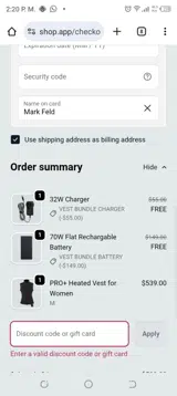5k0UhRngHE coupon verification screenshot