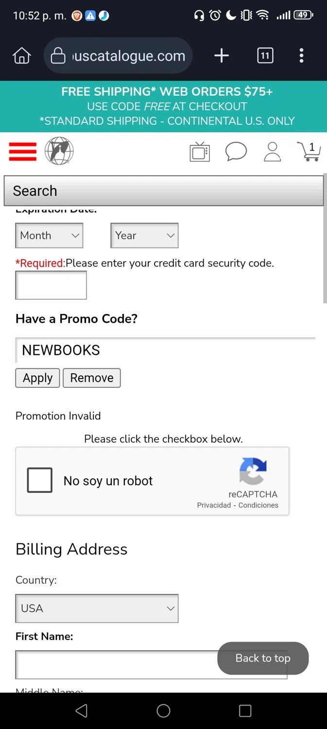 EWTN Religious Catalogue promo code screenshot showing code NEWBOOKS applied at EWTN Religious Catalogue checkout page. Uploaded by SimplyCodes community member Georg3 on Mar 19, 2025