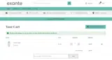 Exante coupon verification screenshot