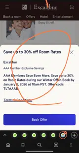 TLTAAAB coupon verification screenshot