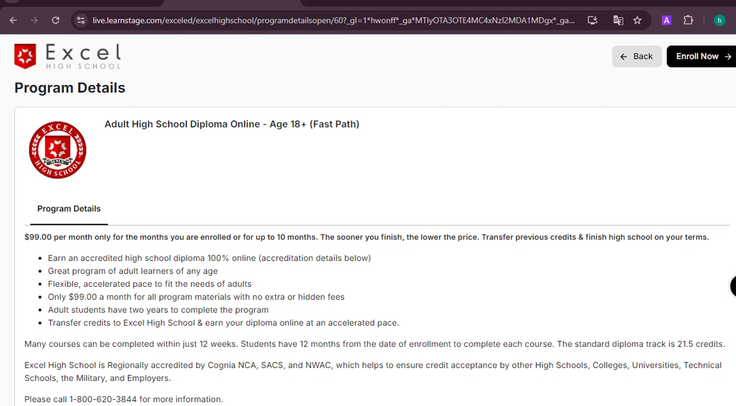 Excel High School checkout page showing Excel High School promo code box | Screenshot taken by SimplyCodes community member on Sep 10, 2024