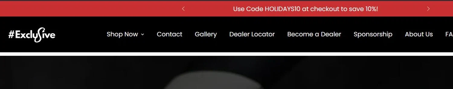 Exclusive Steering promo code screenshot showing code HOLIDAYS10 applied at Exclusive Steering checkout page. Uploaded by SimplyCodes community member josemiguelaponte on Nov 24, 2025