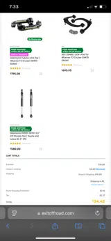 Exit Offroad coupon verification screenshot