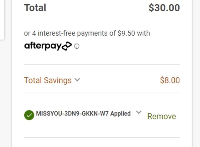 ExOfficio checkout page showing ExOfficio promo code box | Screenshot taken by SimplyCodes community member on Aug 13, 2022