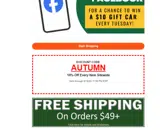 AUTUMN coupon verification screenshot
