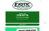 CHEWY10 coupon verification screenshot