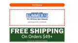 SUMMER10 coupon verification screenshot