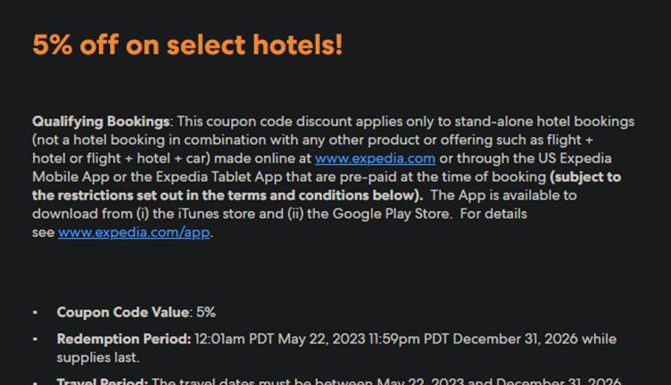 Expedia Promo Codes - 25% Off (5 Verified) Nov 2025