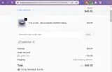 LEAFLY25 coupon verification screenshot