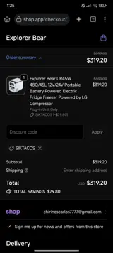 Siktacos coupon verification screenshot