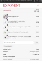 POW2PRO25 coupon verification screenshot