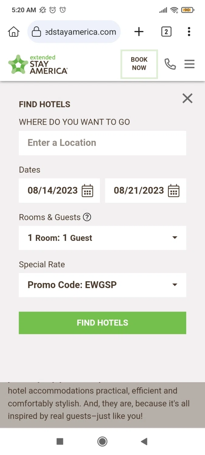 Extended Stay America Promo Codes 60 Off May 2024