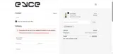 Eyce coupon verification screenshot