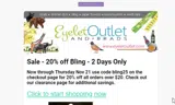 bling25 coupon verification screenshot