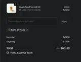MUR_STYLE15 coupon verification screenshot