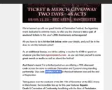 DAMNATION15 coupon verification screenshot