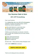 SUMMER25 coupon verification screenshot