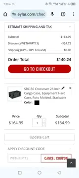 WETHRIFT15 coupon verification screenshot