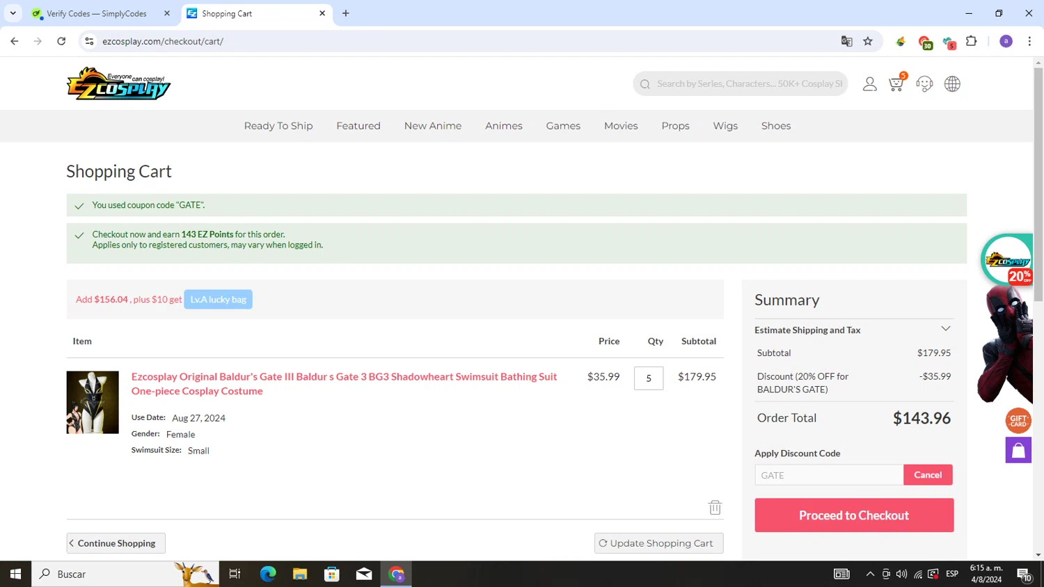 Ezcosplay Discount Codes 15 Off September 2024