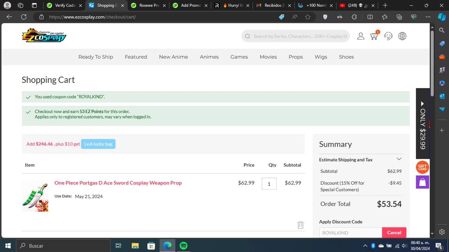 Ezcosplay Promo Codes 20 Off May 2024