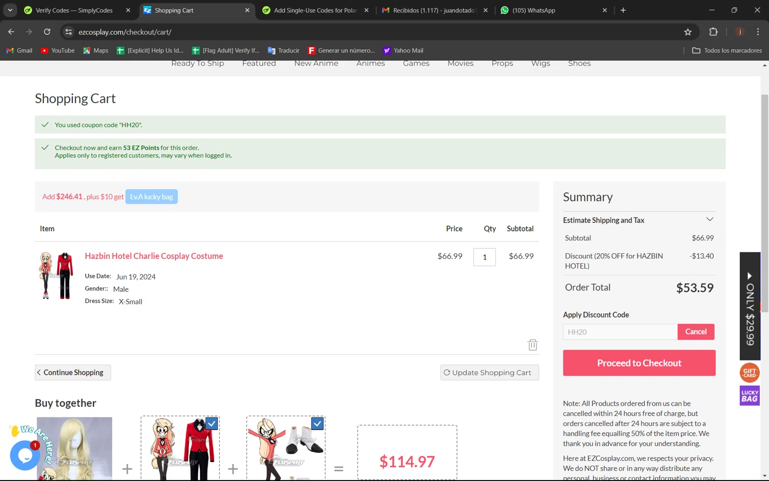 Ezcosplay Promo Codes 20 Off June 2024