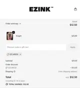 EZCARE50 coupon verification screenshot
