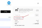 WELCOME10 coupon verification screenshot