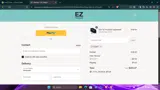 EZGIFT coupon verification screenshot