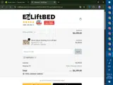 EZ Lift Bed coupon verification screenshot