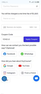 YEND10 coupon verification screenshot