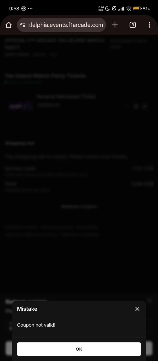 F1 Arcade promo code screenshot showing code MONZA25 applied at F1 Arcade checkout page. Uploaded by SimplyCodes community member Jutdcv on Oct 7, 2025