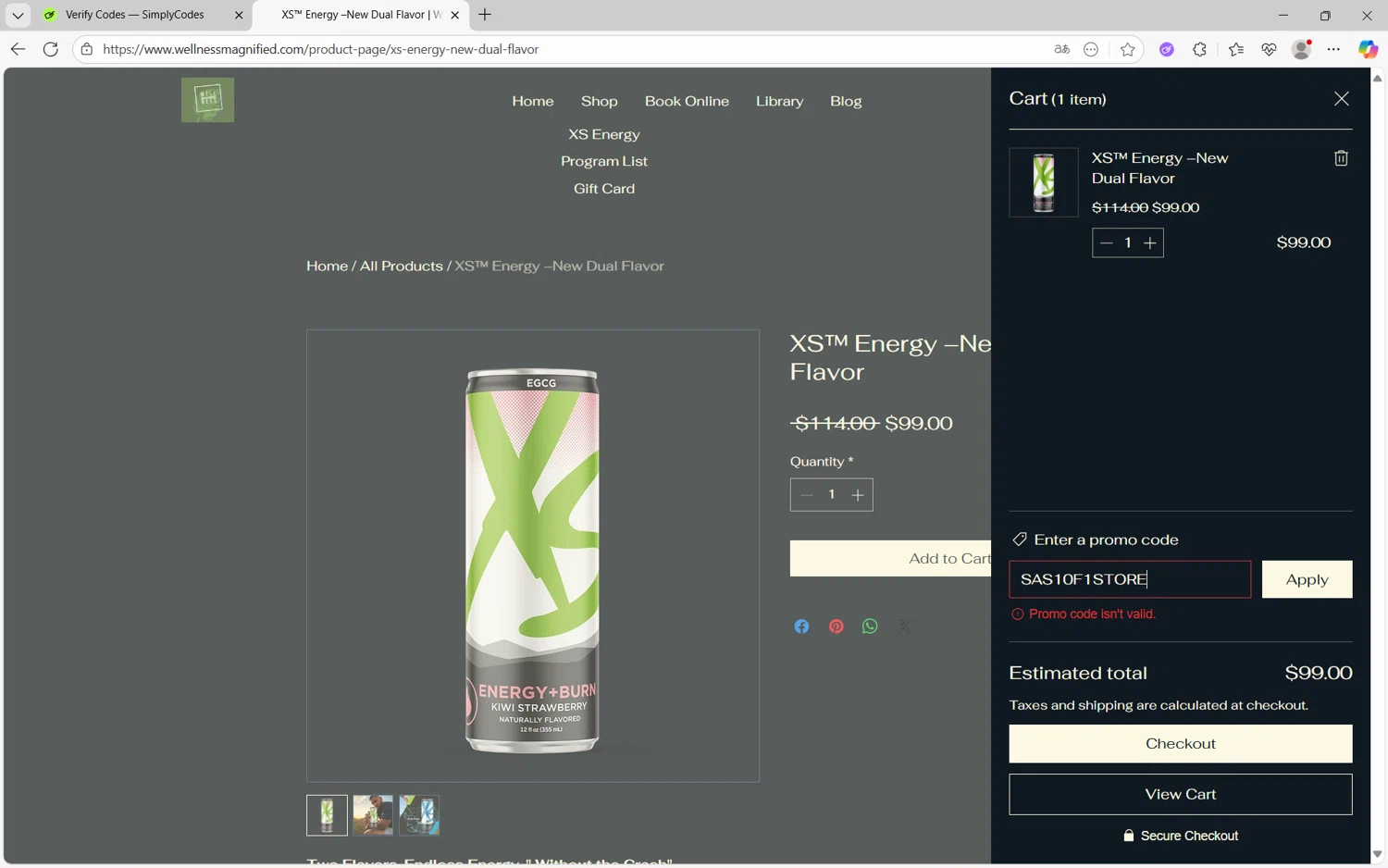 F1 TV promo code screenshot showing code SAS10F1STORE applied at F1 TV checkout page. Uploaded by SimplyCodes community member juan1702 on Oct 27, 2025