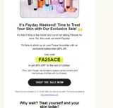FA25ACE coupon verification screenshot