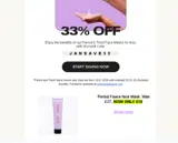 JANSAVE33 coupon verification screenshot