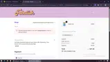 WELCOME20 coupon verification screenshot