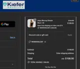 MEMORIAL26 coupon verification screenshot