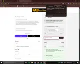 FAB10 coupon verification screenshot