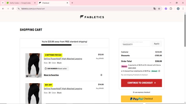 Fabletics Promo Codes (2 Verified) - $35 Off w/Code Jun 2025
