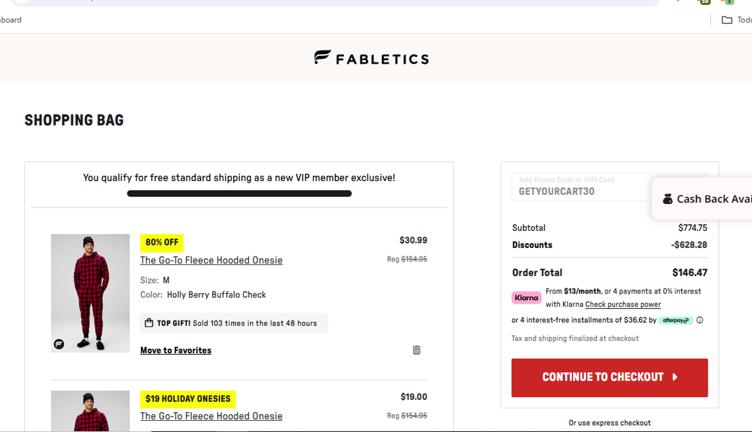 Fabletics Promo Codes - 70% Off (3 Verified) Dec 2025