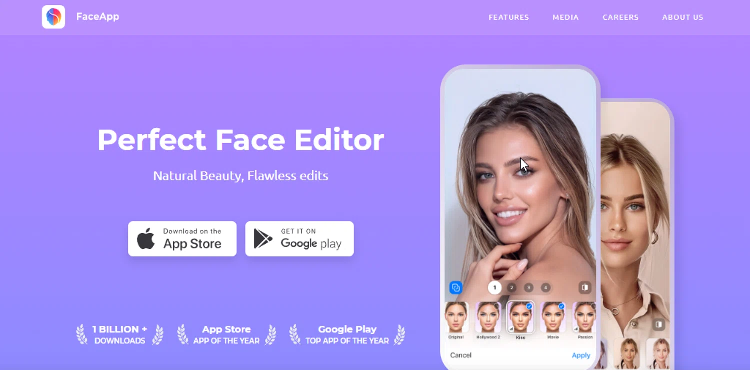 FaceApp promo code screenshot showing code SAVE50 applied at FaceApp checkout page. Uploaded by SimplyCodes community member SimplyCVerlie on Feb 7, 2025